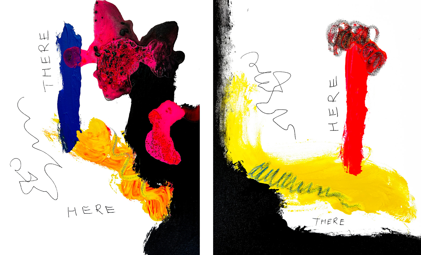 Here and There - Diptych